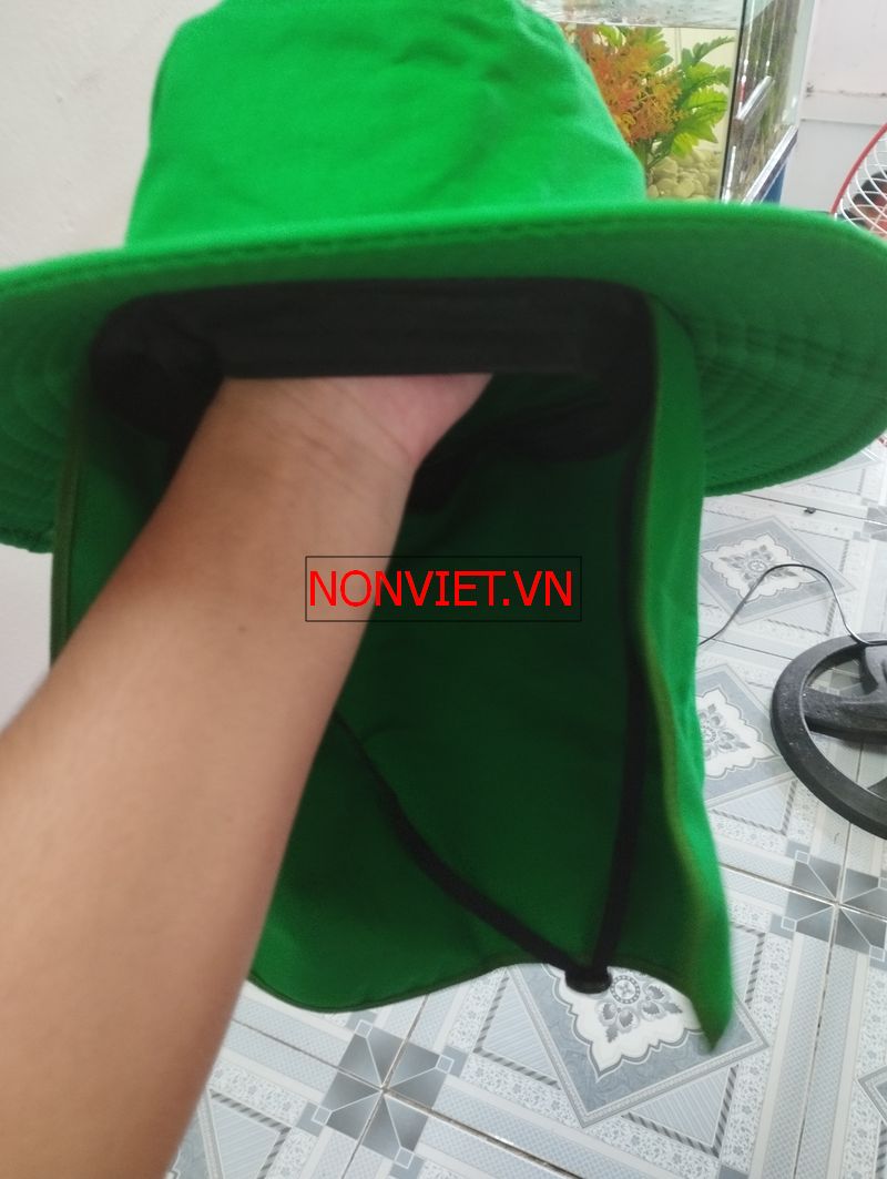 Nón tai bèo có mái che nắng